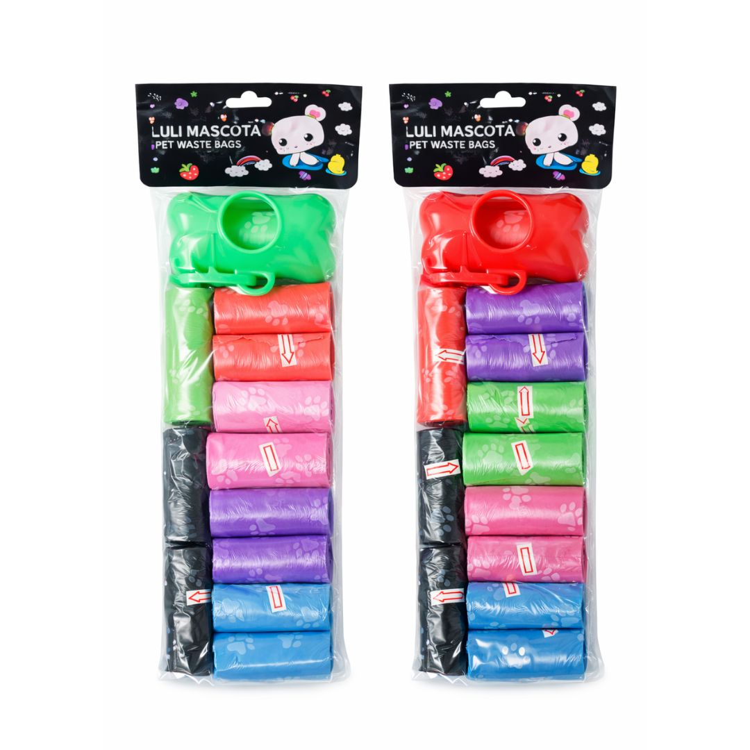 Pack x12 Bolsas Para Desechos + dispensador
