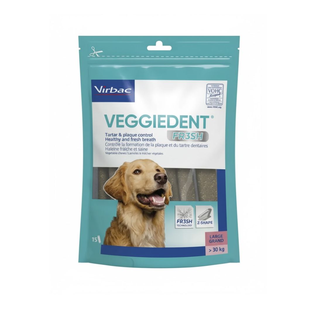Snack Masticable Veggiedent  VIRBAC Contra Sarro