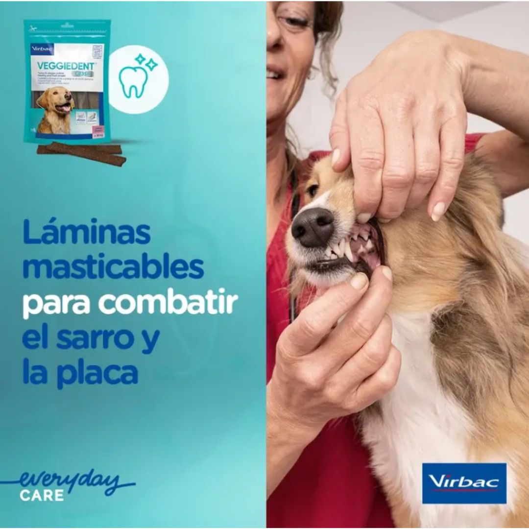 Snack Masticable Veggiedent  VIRBAC Contra Sarro