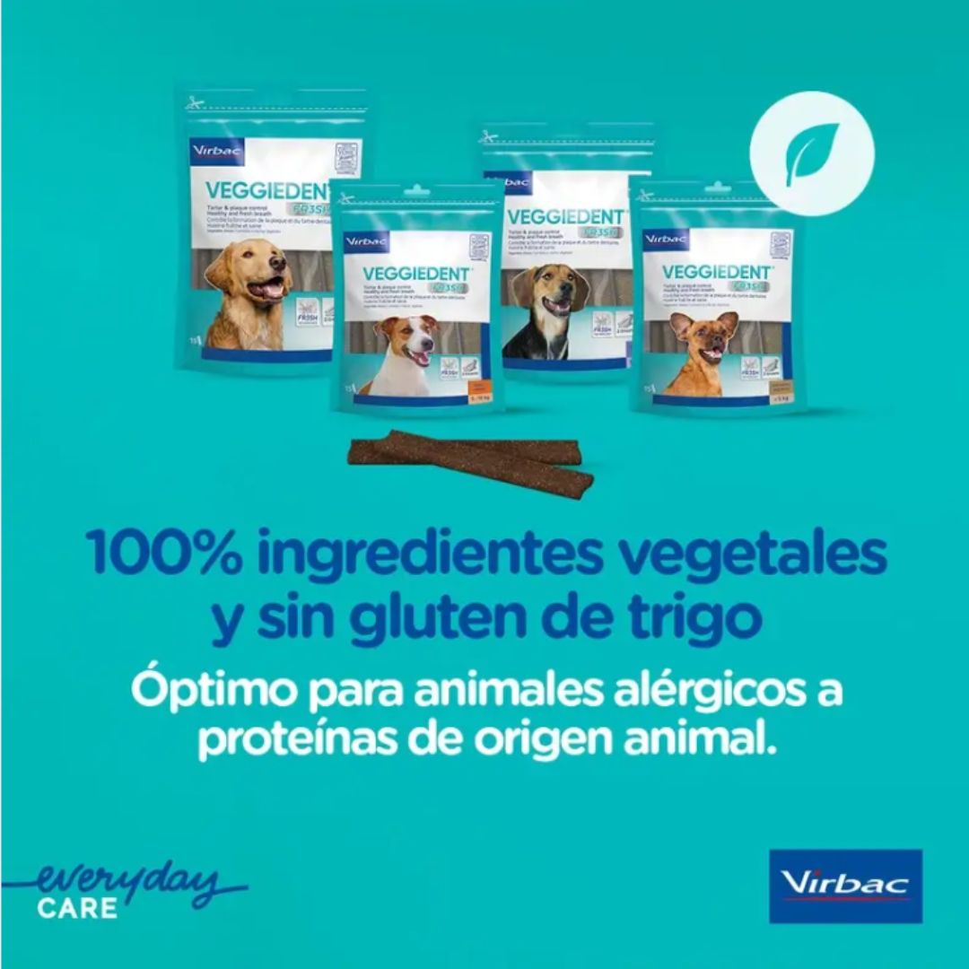 Snack Masticable Veggiedent  VIRBAC Contra Sarro