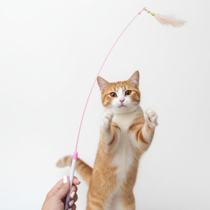 Juguete gato antena mango