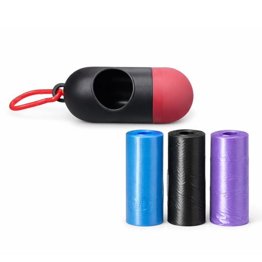 Pack Bolsas x3 Para Desechos + dispensador