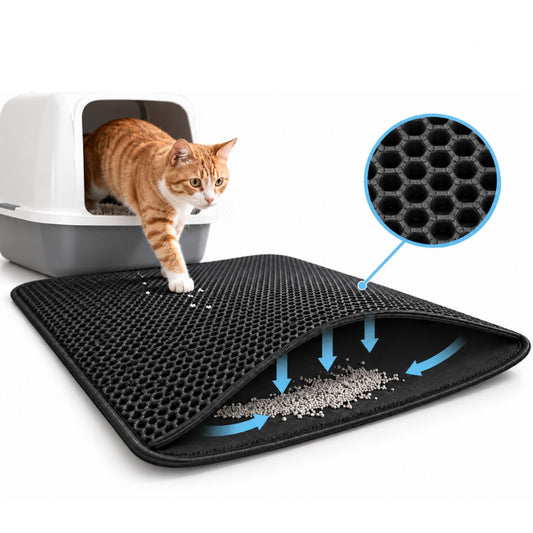Alfombra Sanitaria Gato Doble Capa 60x40cm