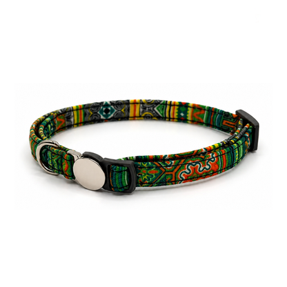 Collar Gato Hebilla Grabada Abrefácil