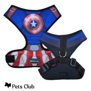 Pechera Capitán América Perro y Gato