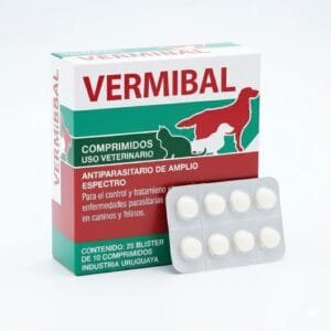 Antiparasitario Interno Vermibal Tableta x10
